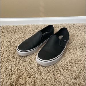 Black Slip on Vans